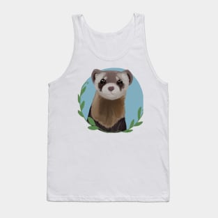 Black Footed Ferret Tank Top